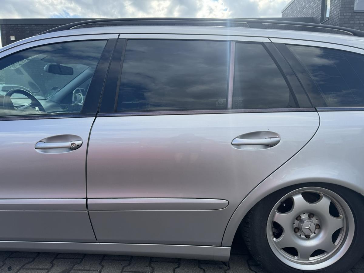 Mercedes E Klasse S211 original T&uuml;r hinten links 744 Brillantsilber T-Modell Bj.2005